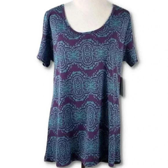 Lularoe Classic T top Sz M 10-12 tunic geometric - Picture 10 of 10